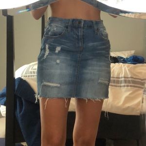 super cute jean skirt NEVER WORN